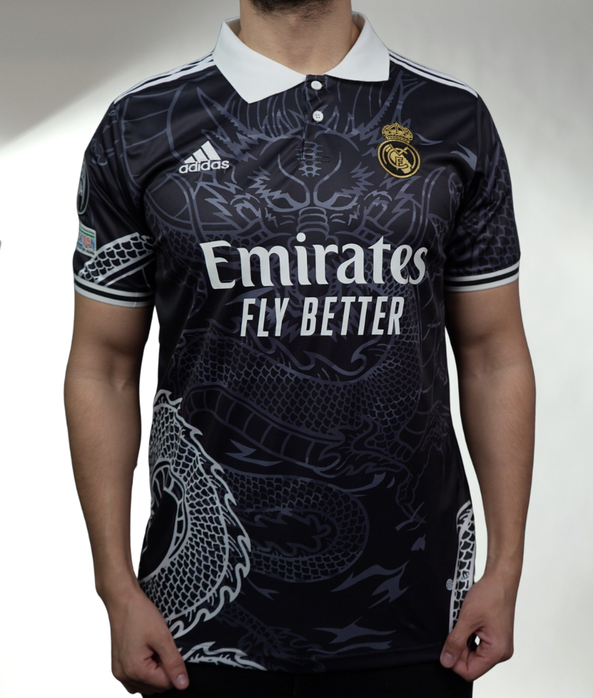 Real Madrid 2023/24 'Dragon' Special Edition (Black) Jersey – Fan Version