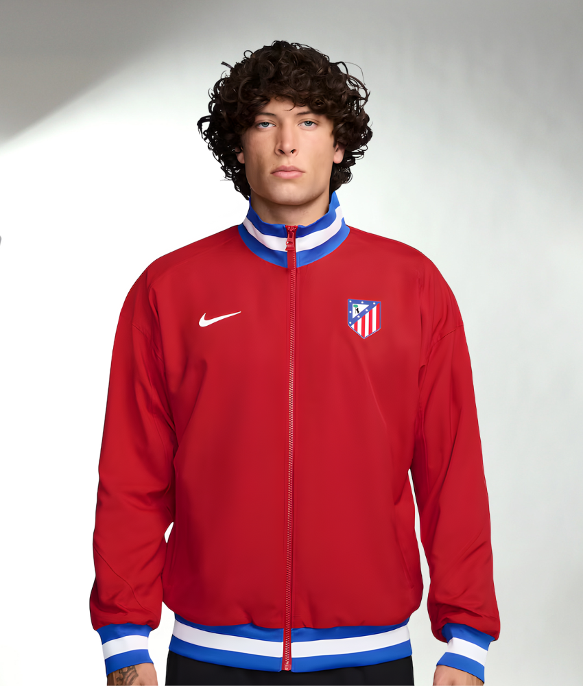 Atletico Madrid 2025/26 Red Full Zip Tracksuit