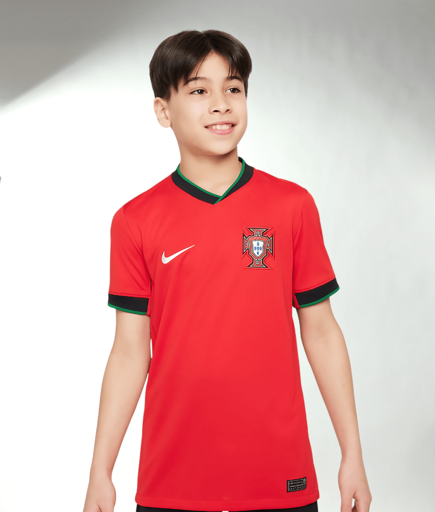 Portugal Euros 2024 Home Jersey – Kids