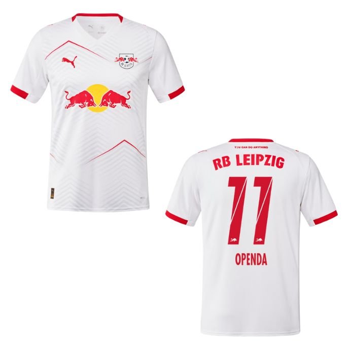 RB Leipzig 2025/26 Home Jersey – Men's Fan Version – Openda 11