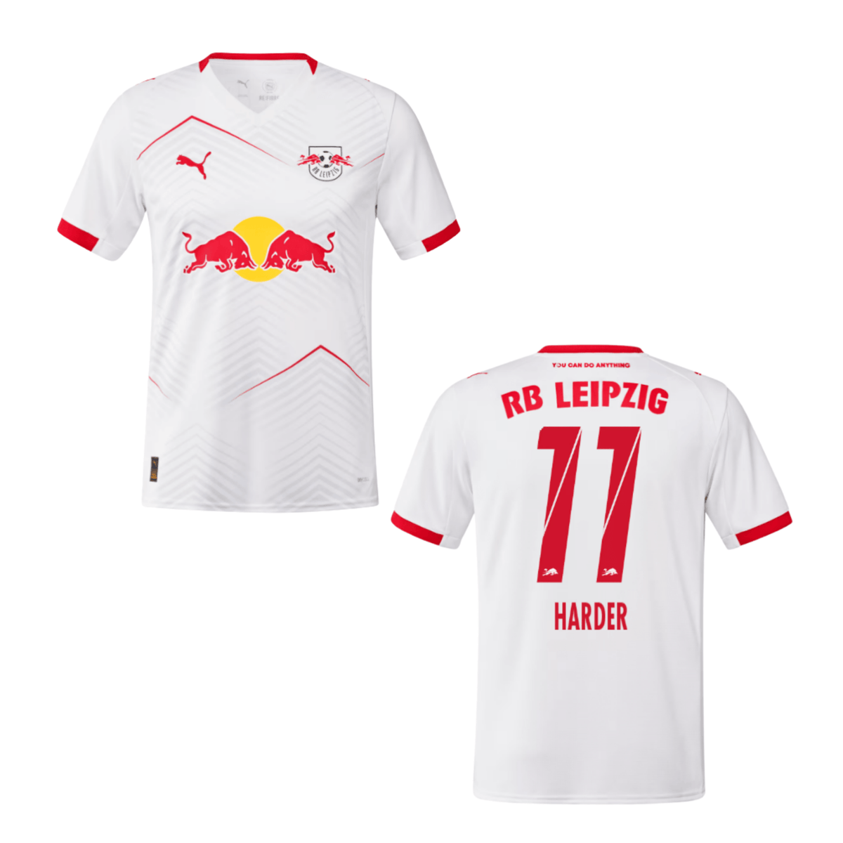 RB Leipzig 2025/26 Home Jersey – Kids Fan Version – Harder 11