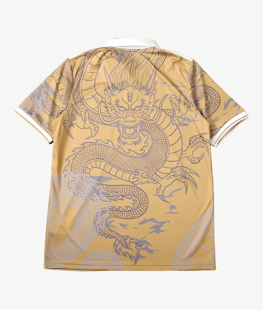 Real Madrid 2023/24 'Dragon' Special Edition (Golden) Jersey – Fan Version