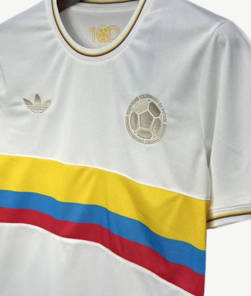 Colombia 2024/25 Home '100 Year Anniversary' Special Edition Jersey – Fan Version