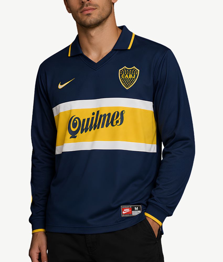 Boca Juniors 1996/97 Home Long Sleeve Jersey – Fan Version