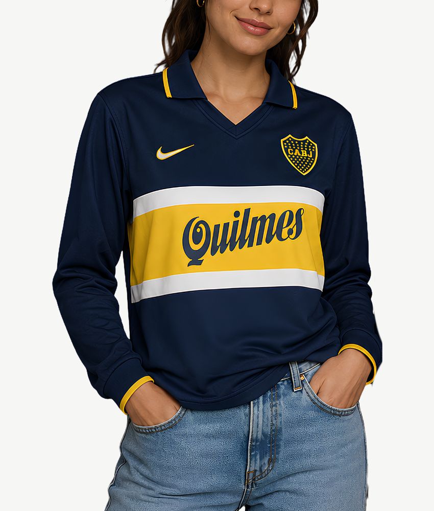 Boca Juniors 1996/97 Home Long Sleeve Jersey – Fan Version