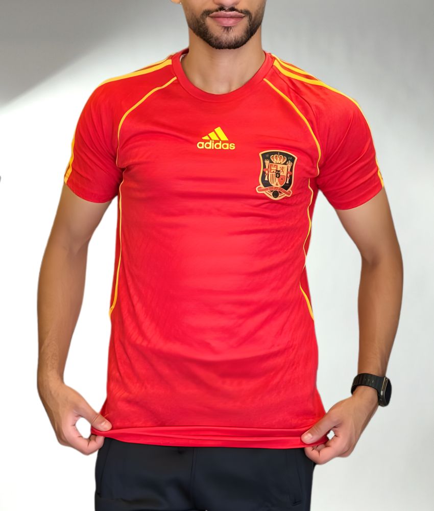 Spain 2008 Retro Home Jersey