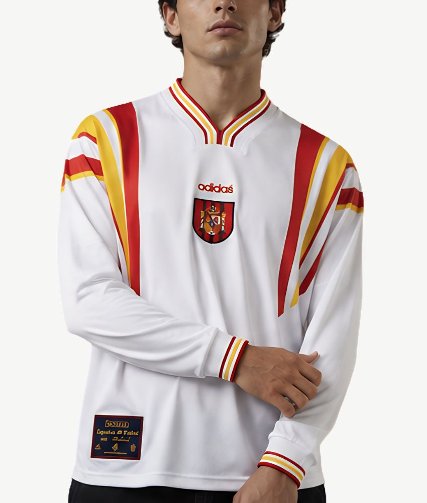 Spain 1996 Retro Away Long Sleeve Jersey