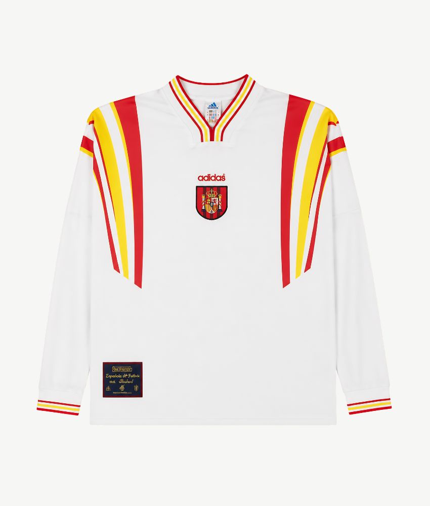 Spain 1996 Retro Away Long Sleeve Jersey