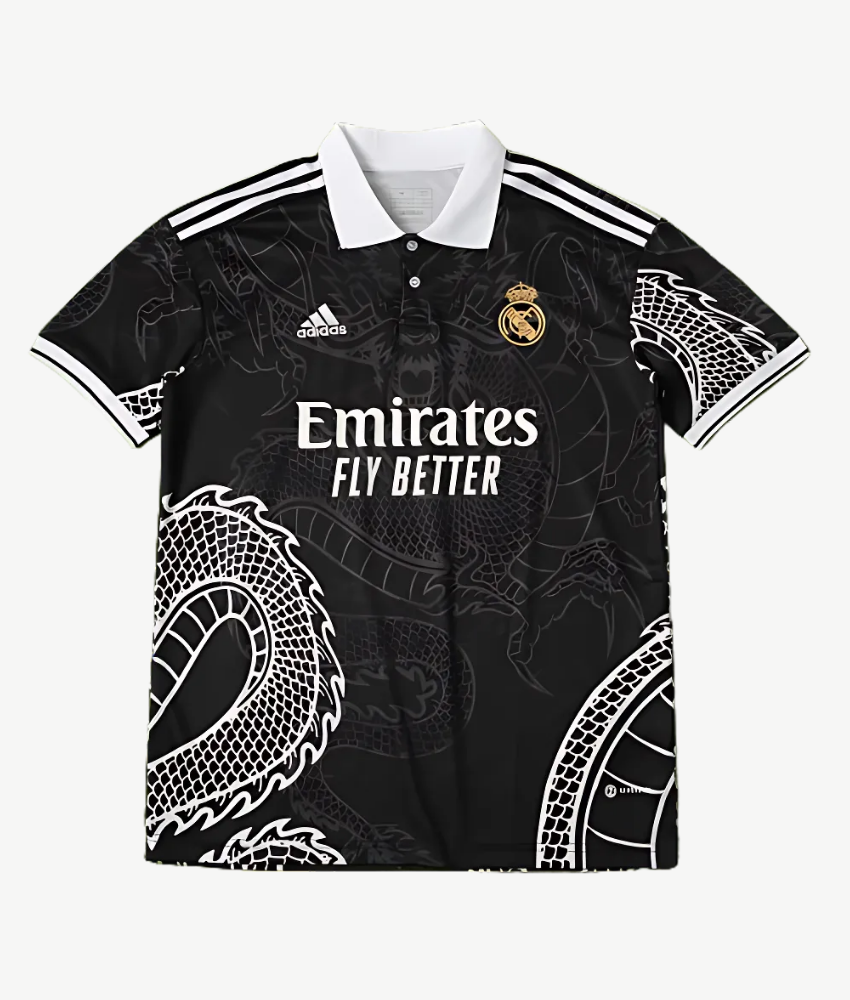 Real Madrid 2023/24 'Dragon' Special Edition (Black) Jersey – Fan Version