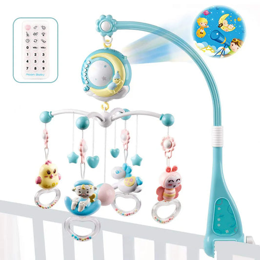 Baby Mobile with Music and Light Projection - Sleep Aid for Newborns