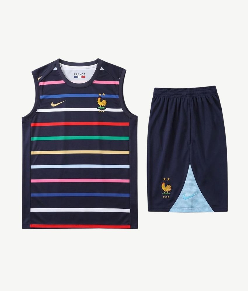 France 2024 Striped Vest Set