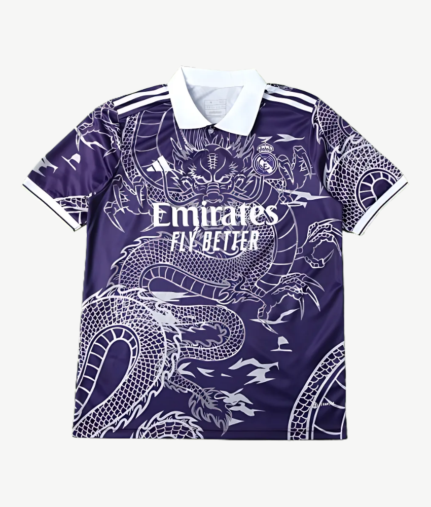 Real Madrid 2023/24 'Dragon' Special Edition (Purple) Jersey – Fan Version