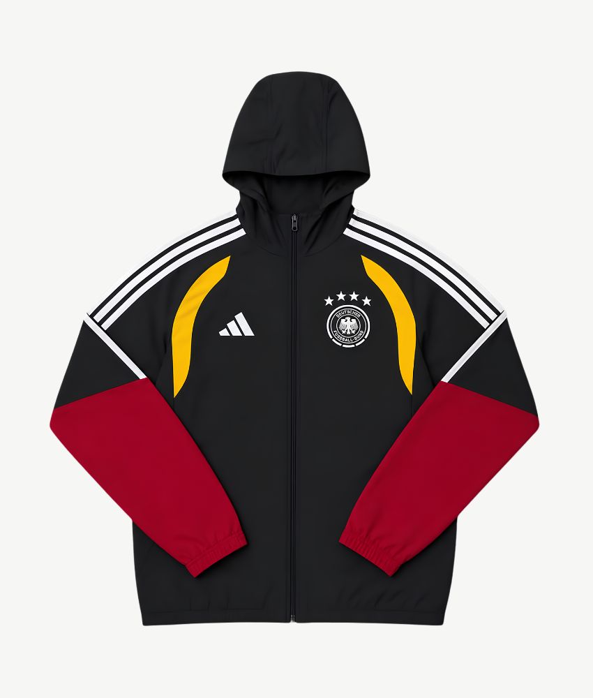 Germany 2026 Hooded Windbreaker Jacket