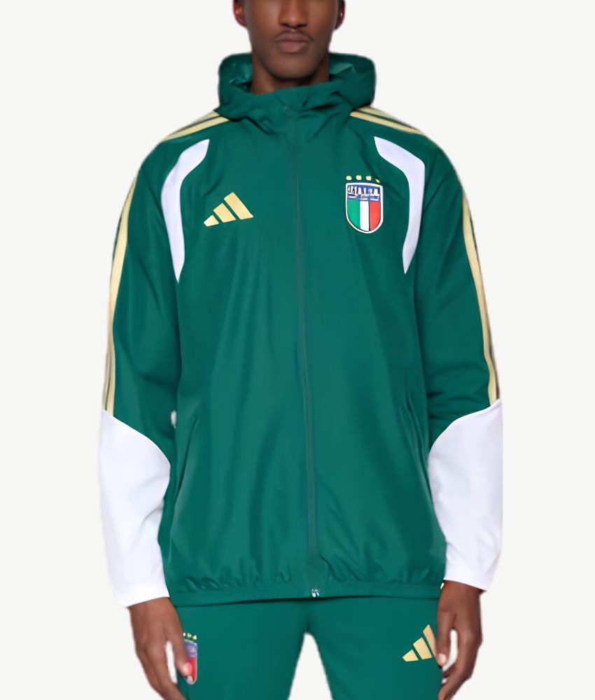 Italy 2026 Away Hooded Windbreaker Jacket