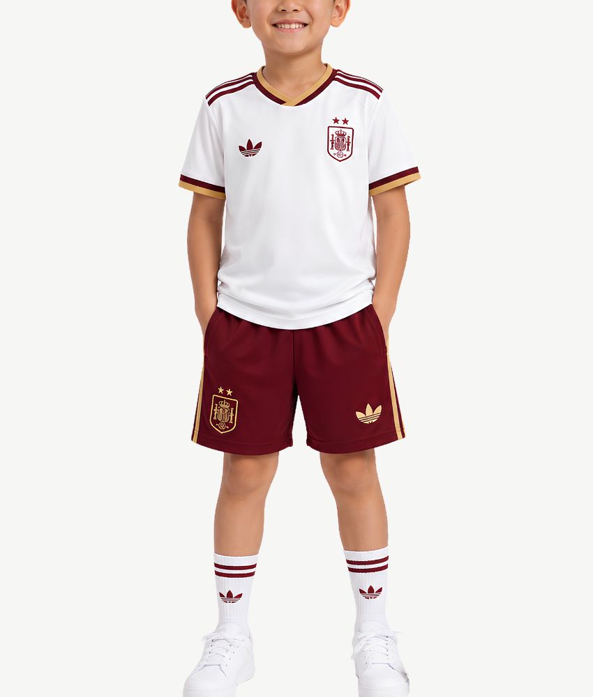 Spain 2026 '2 Stars WC Champion' Away Kit – Kids