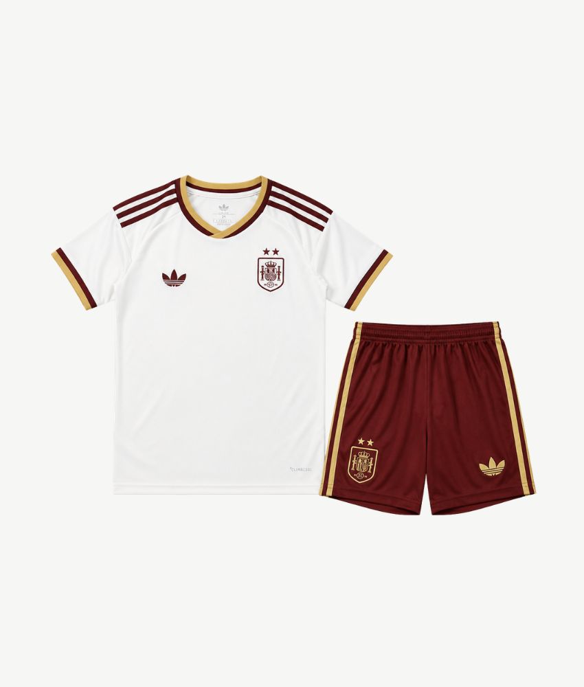 Spain 2026 '2 Stars WC Champion' Away Kit – Kids