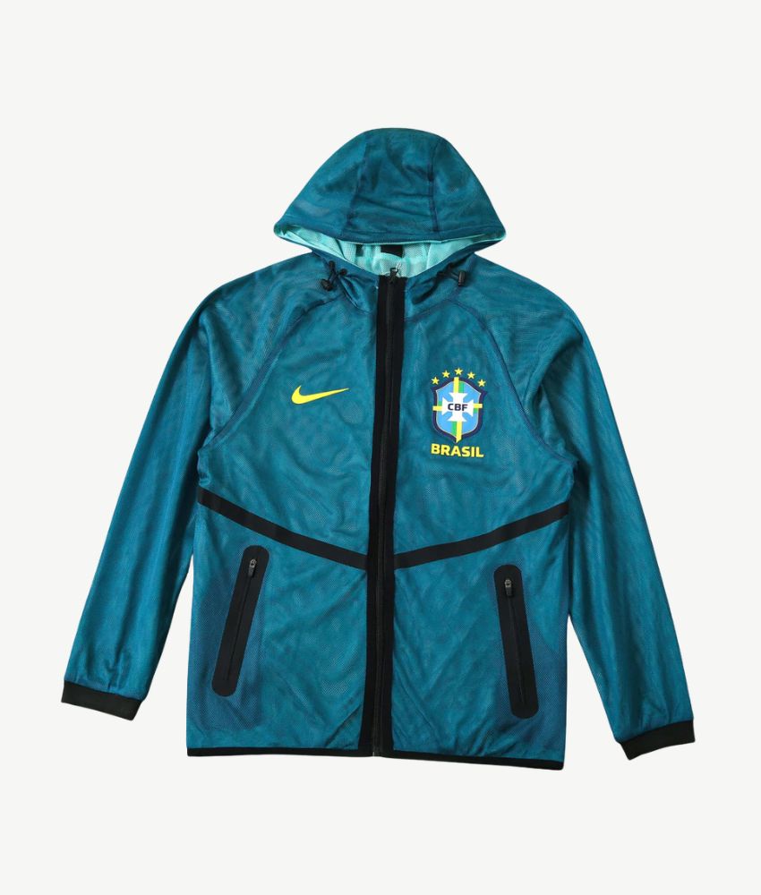 Brazil 2026 Blue Mesh Anthem Jacket