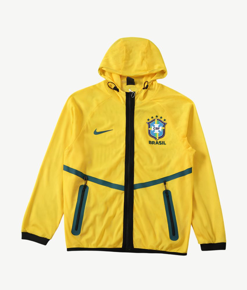 Brazil 2026 Yellow Mesh Anthem Jacket