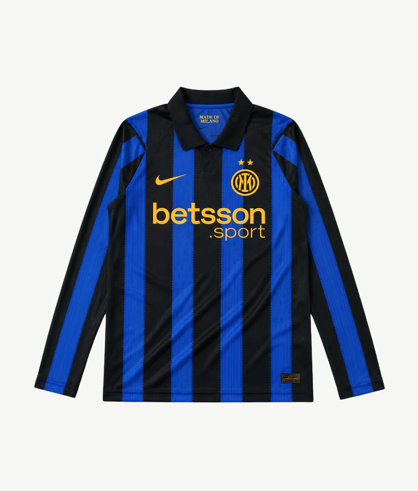 Inter Milan 2026/27 Home Long Sleeve Jersey – Fan Version