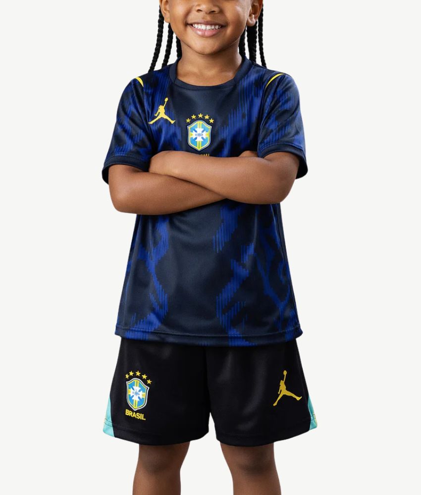 Brazil 2026 World Cup Away Kit – Kids