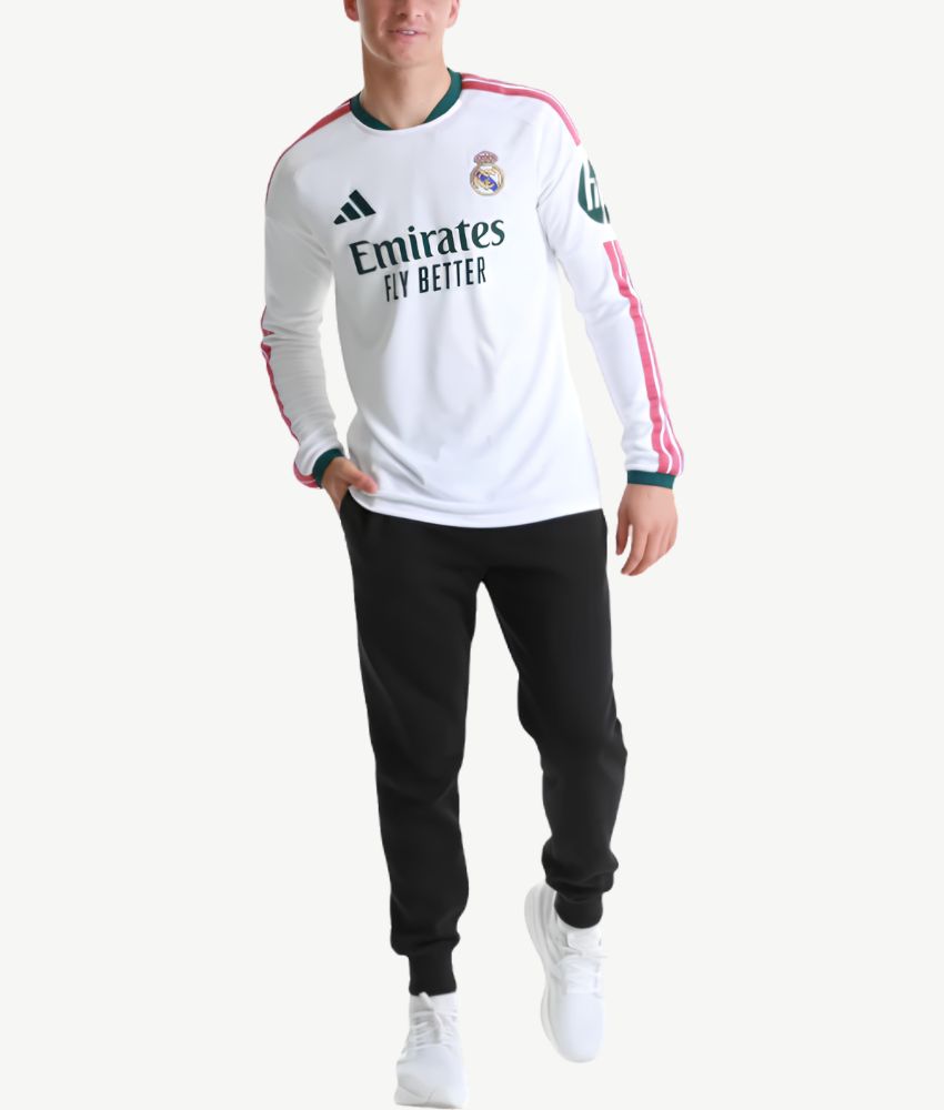 Real Madrid 2026/27 Home Long Sleeve Jersey – Fan Version
