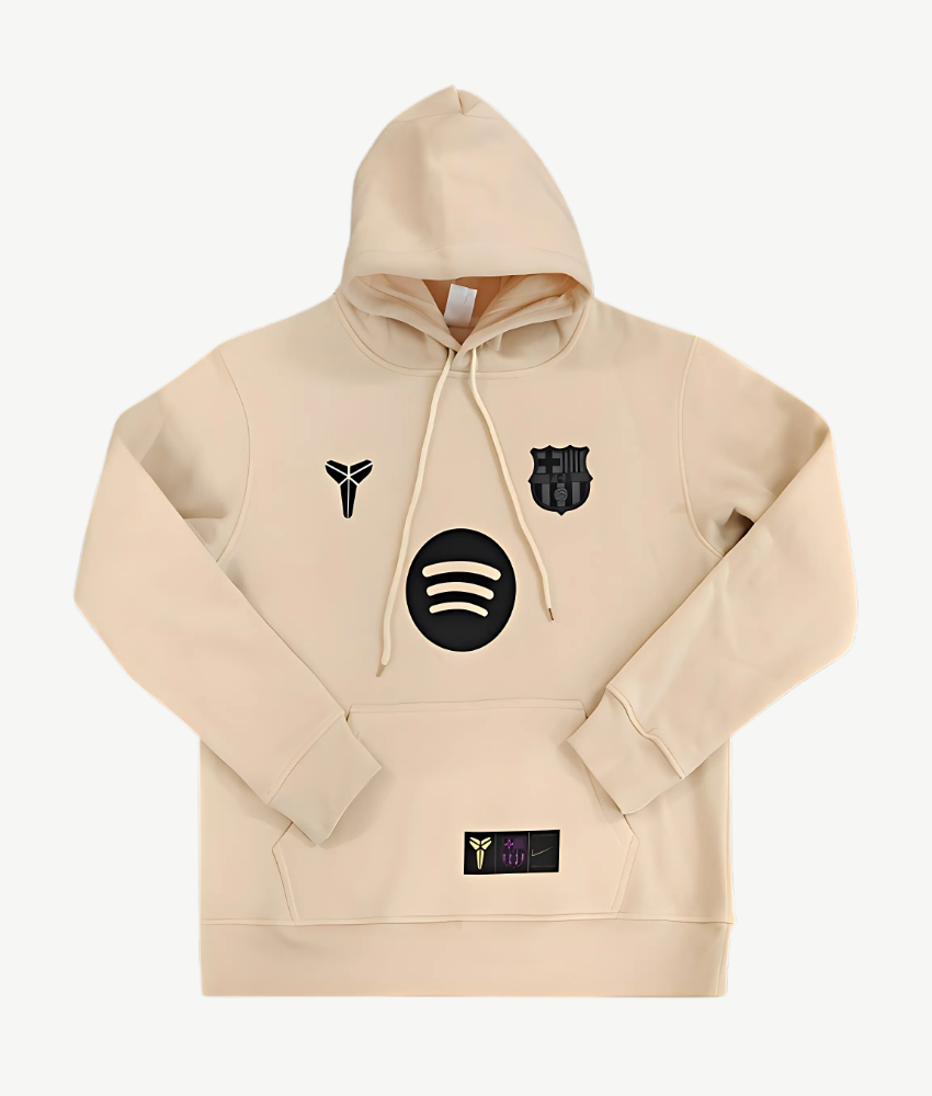 Barcelona 2025/26 'Mamba' Beige Hoodie