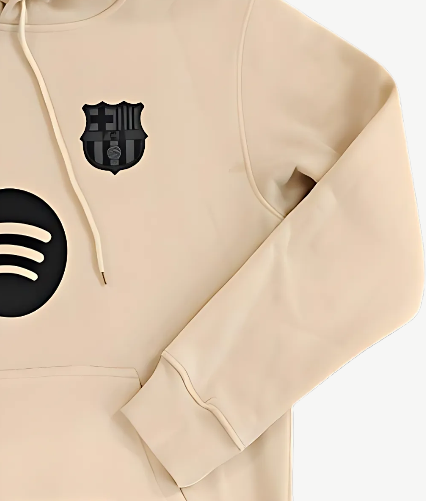 Barcelona 2025/26 'Mamba' Beige Hoodie