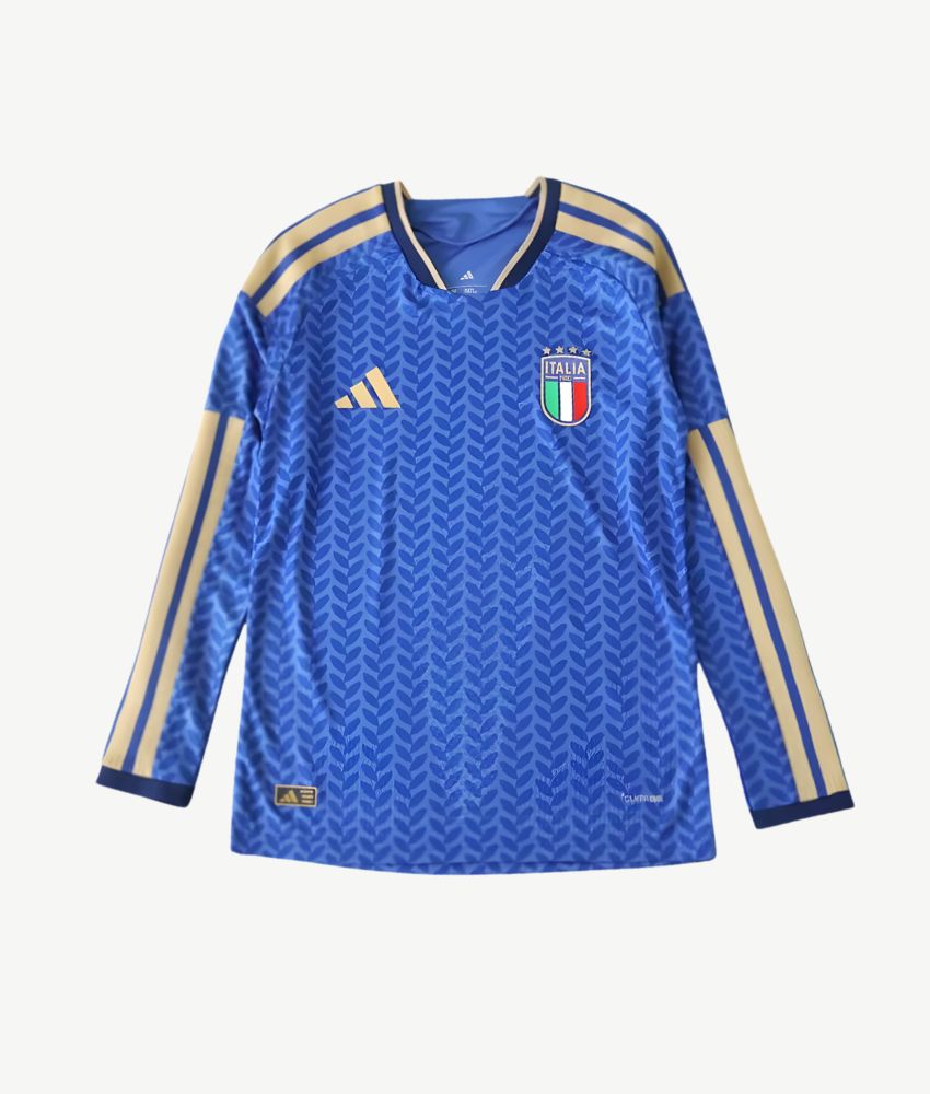 Italy 2026 Long Sleeve World Cup Home Jersey – Fan Version