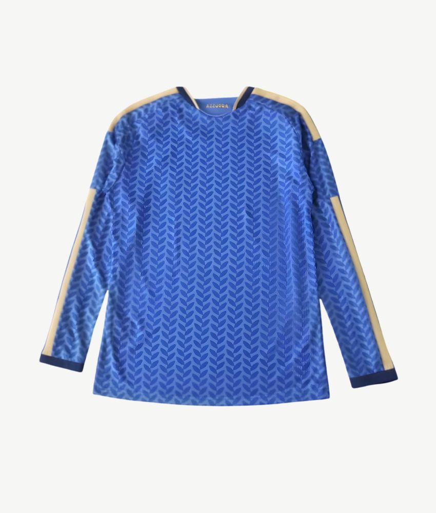 Italy 2026 Long Sleeve World Cup Home Jersey – Fan Version