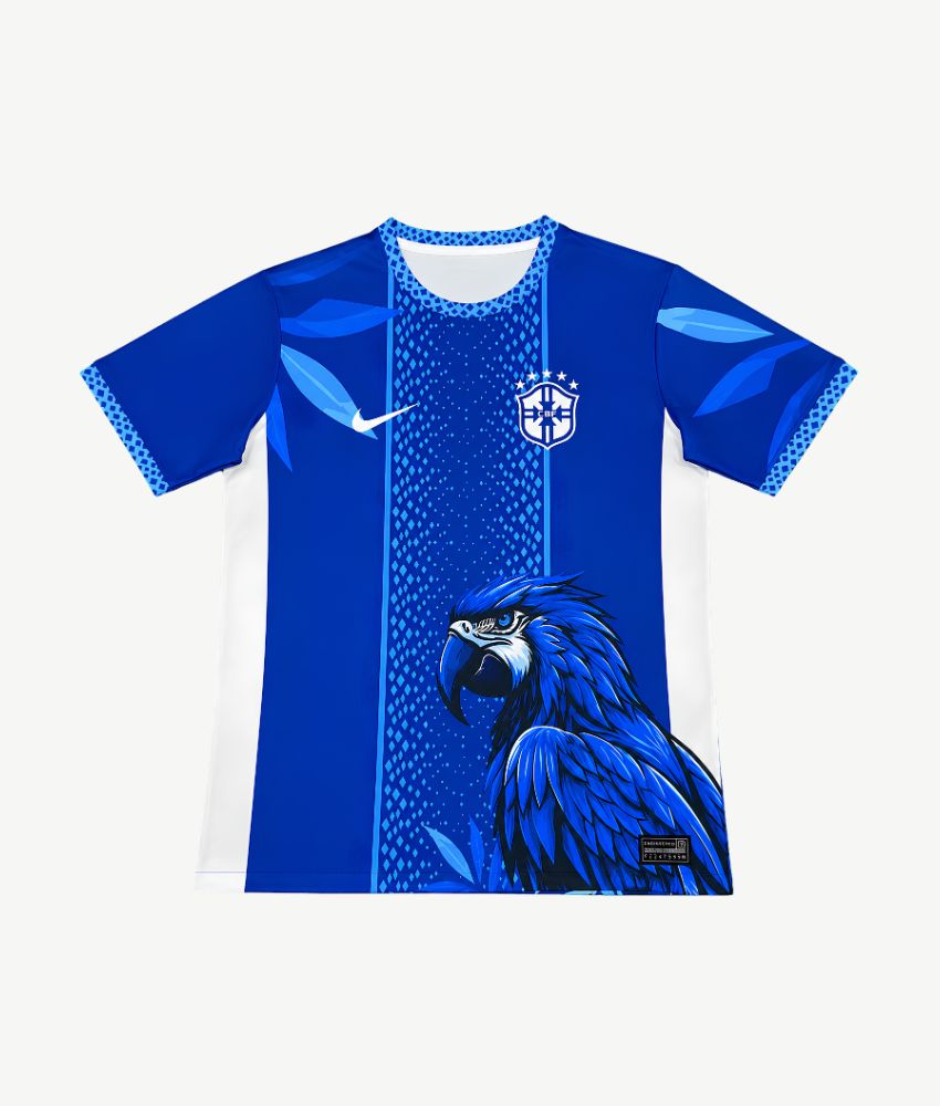 Brazil 2026 'Blue Macaw' Special Edition Jersey – Fan Version