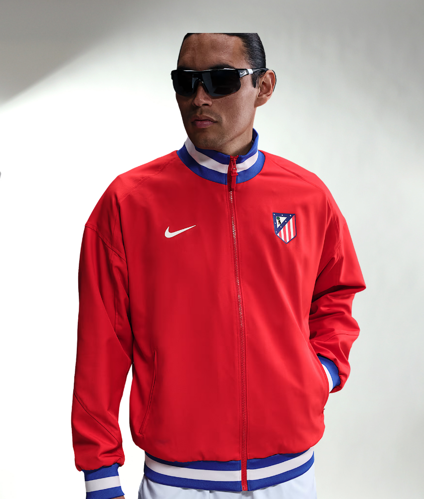 Atletico Madrid 2025/26 Red Full Zip Tracksuit