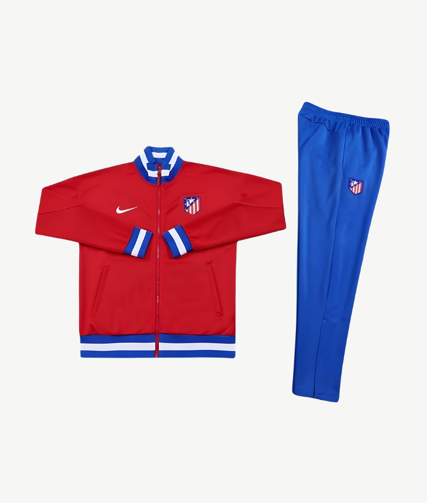 Atletico Madrid 2025/26 Red Full Zip Tracksuit