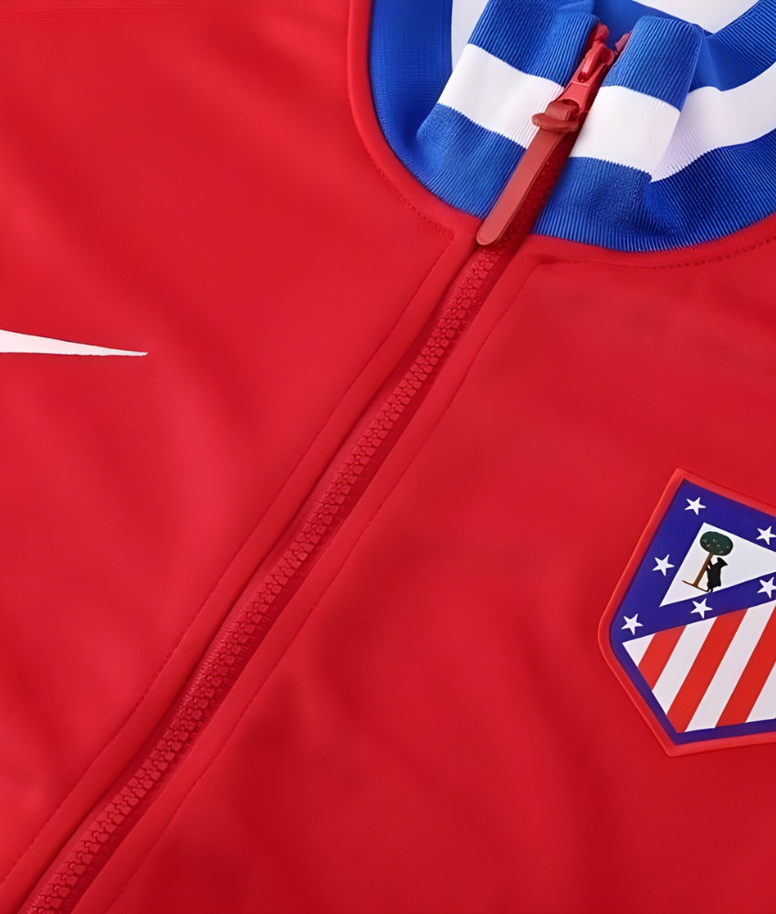 Atletico Madrid 2025/26 Red Full Zip Tracksuit