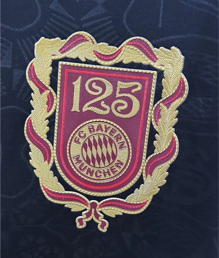 Bayern Munich 2024/25 '125Th Anniversary Black' Special Edition Jersey – Fan Version