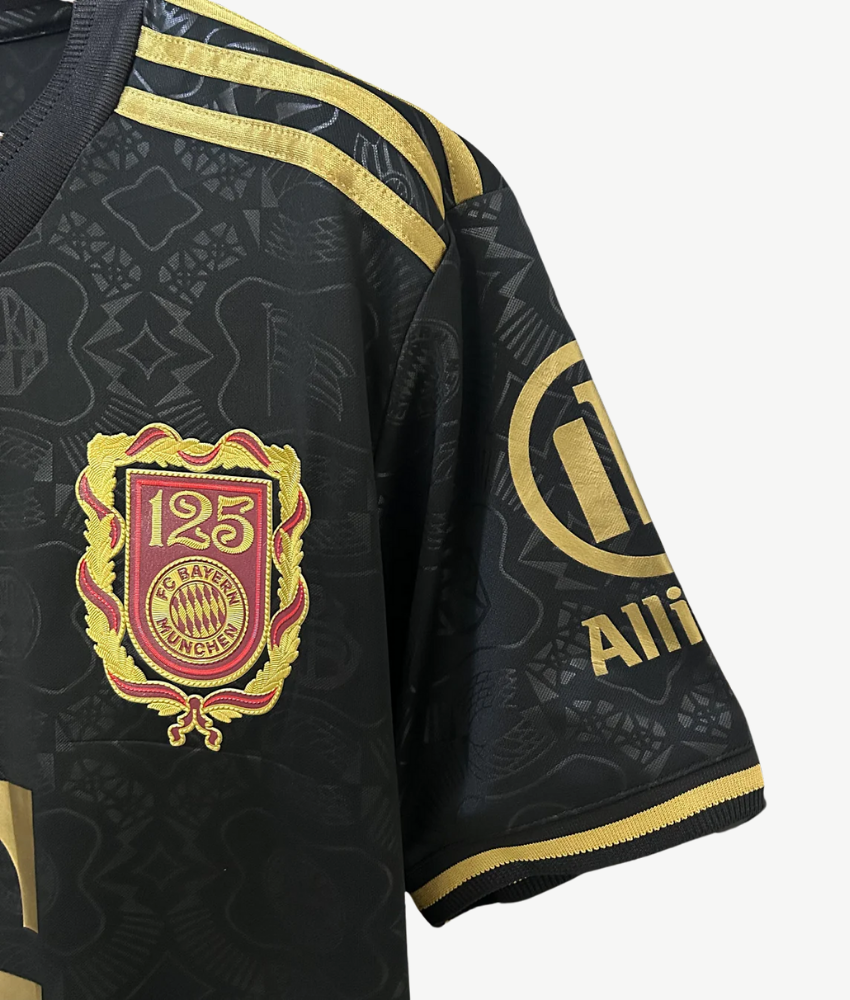 Bayern Munich 2024/25 '125Th Anniversary Black' Special Edition Jersey – Fan Version