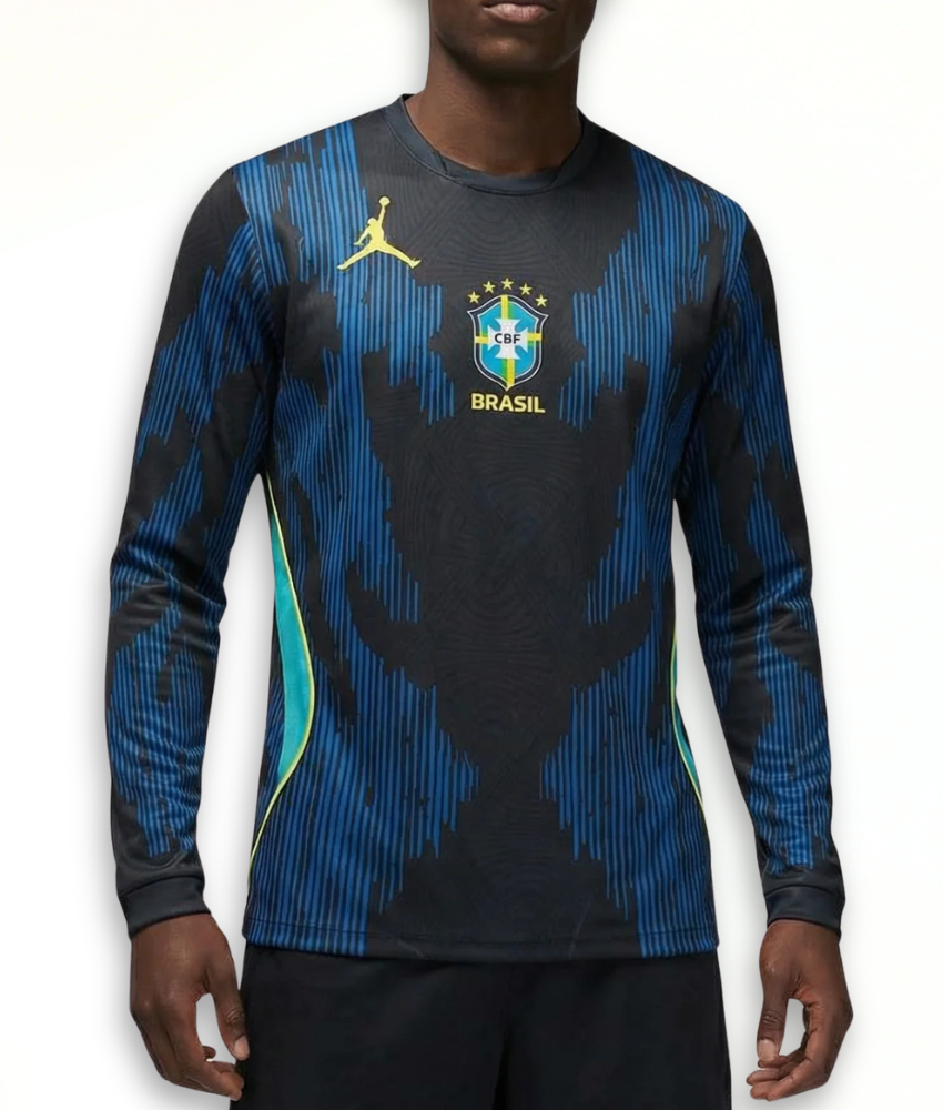 Brazil 2026 Long Sleeve World Cup Away Jersey – Fan Version