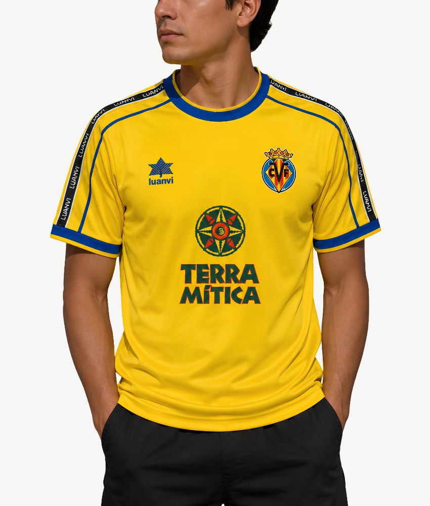 Villareal 1998/99 Home Jersey – Fan Version
