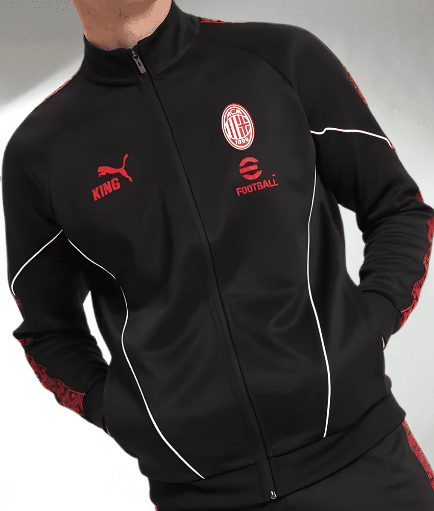 AC Milan 2025/26 1/4 Zip Tracksuit