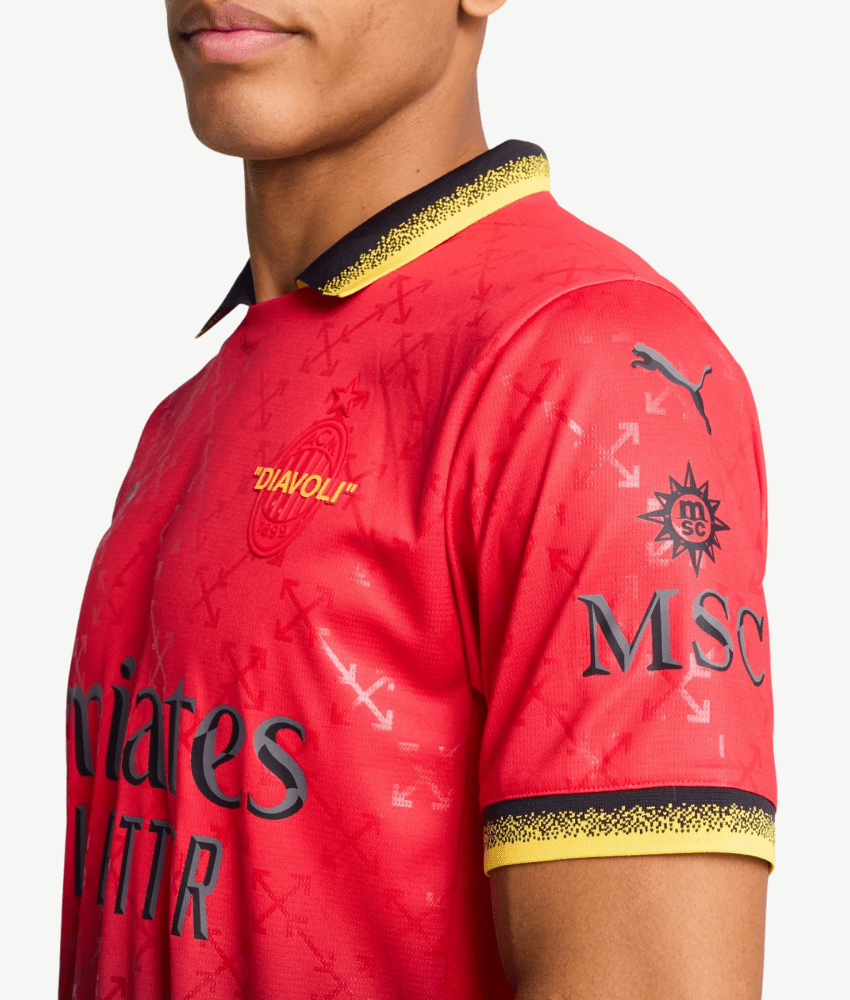 AC Milan "Off" Special Edition Red 2024/25 Special Edition Jersey – Fan Version