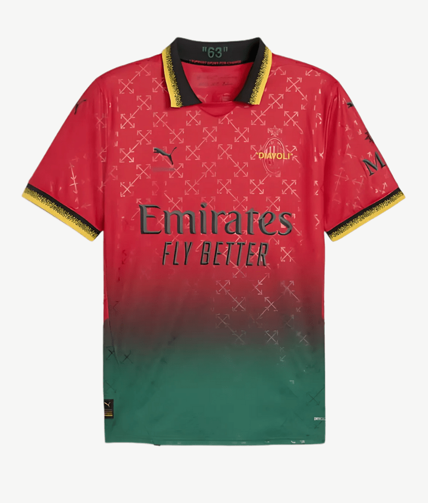 AC Milan "Off" Special Edition Red 2024/25 Special Edition Jersey – Fan Version