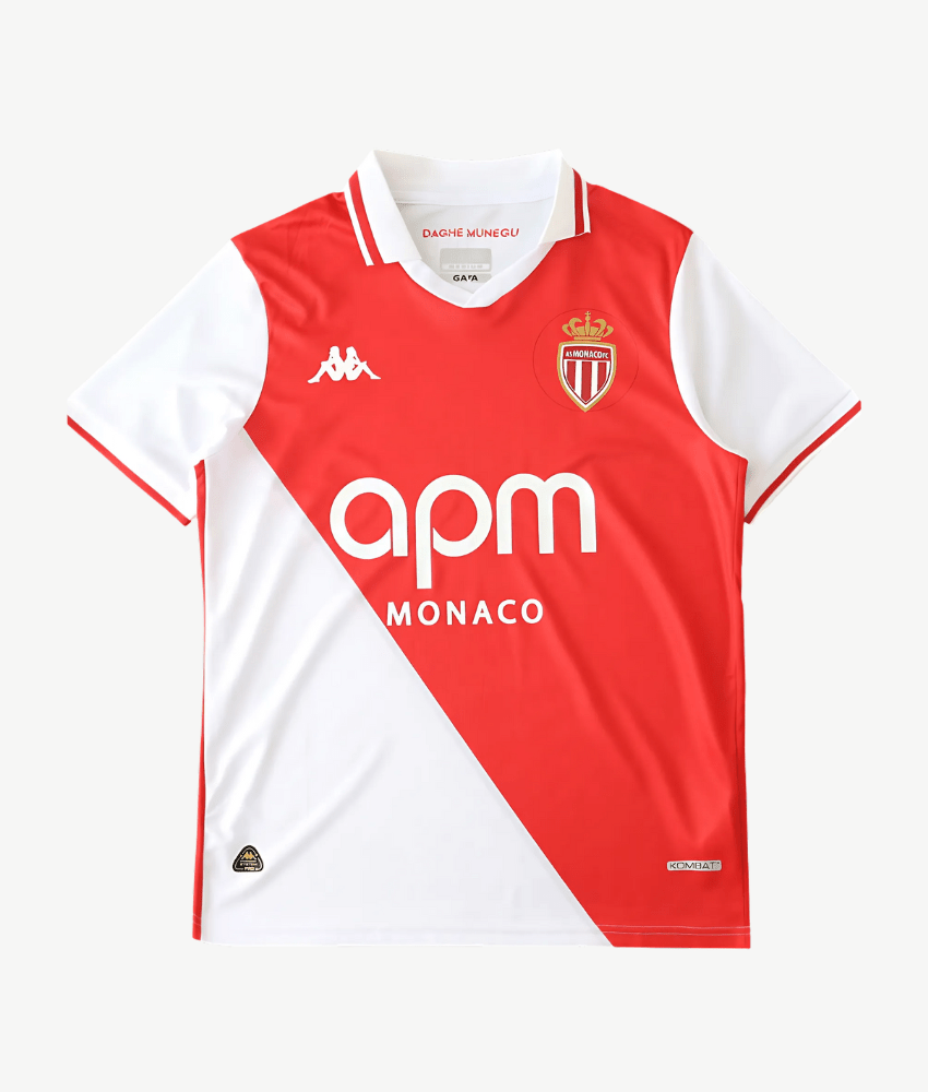 AS Monaco 2024/25 Home Jersey – Fan Version