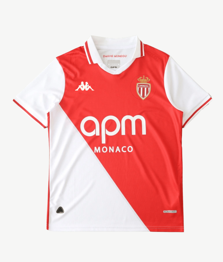 AS Monaco 2025/26 Home Jersey – Fan Version