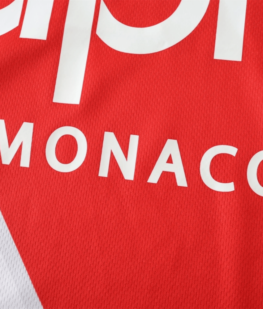 AS Monaco 2025/26 Home Jersey – Fan Version
