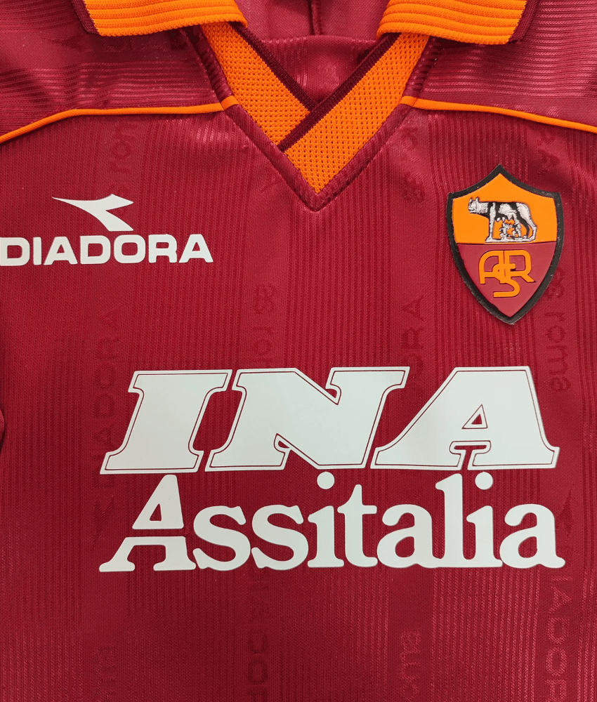 AS Roma 1999/00 Home Jersey – Fan Version