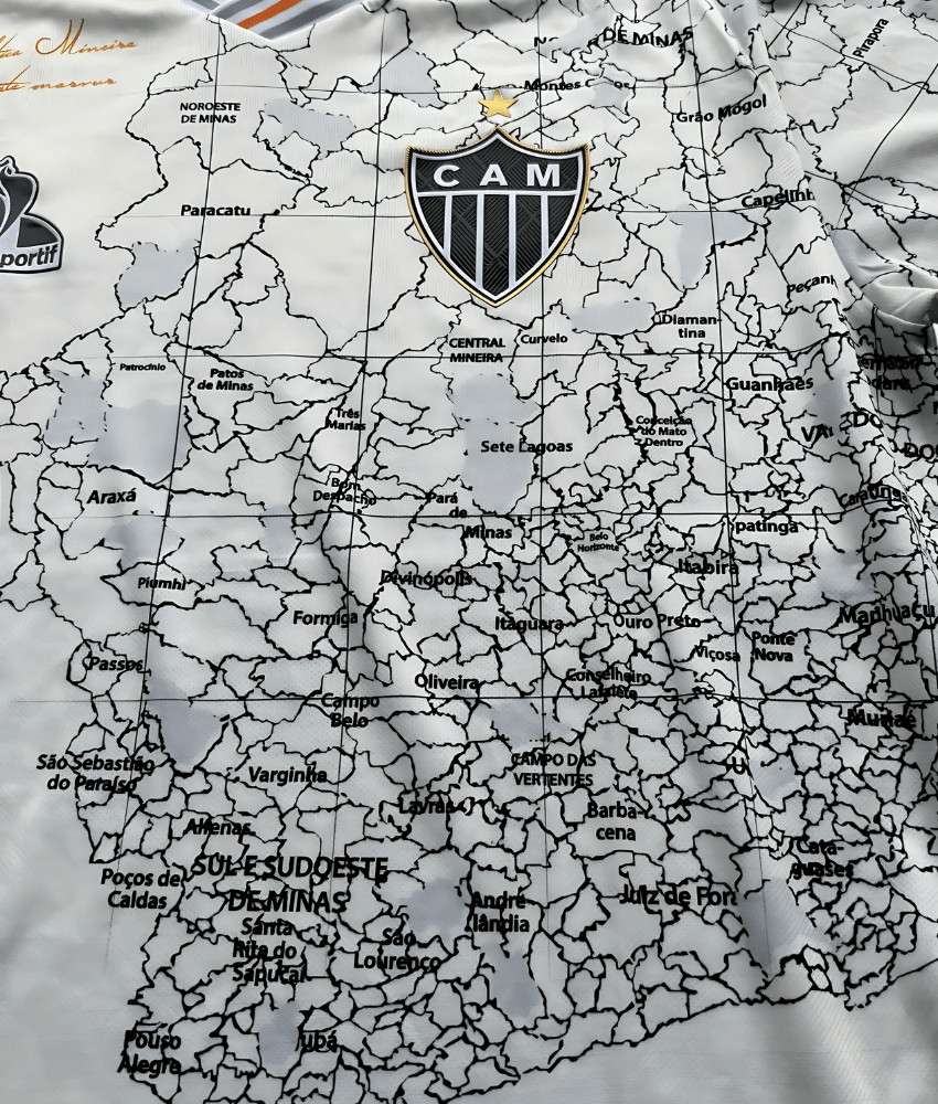 Atletico Mineiro 'Commerative Map' 2021/22 Jersey – Fan Version