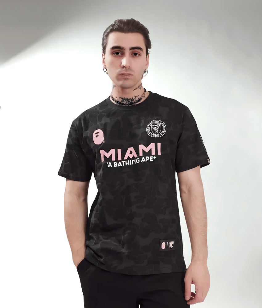 Inter Miami 2023/24 Black Camo Jersey – Fan Version