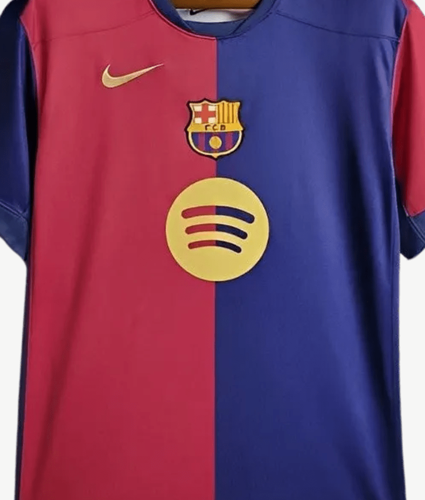 Barcelona 2024/25 Home Jersey Anniversary Edition – Fan Version