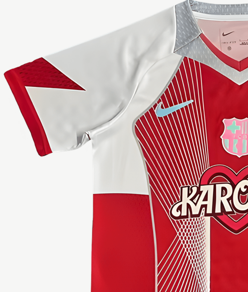 Barcelona 2025/26 'Karol G' Special Edition (Red) Jersey – Fan Version