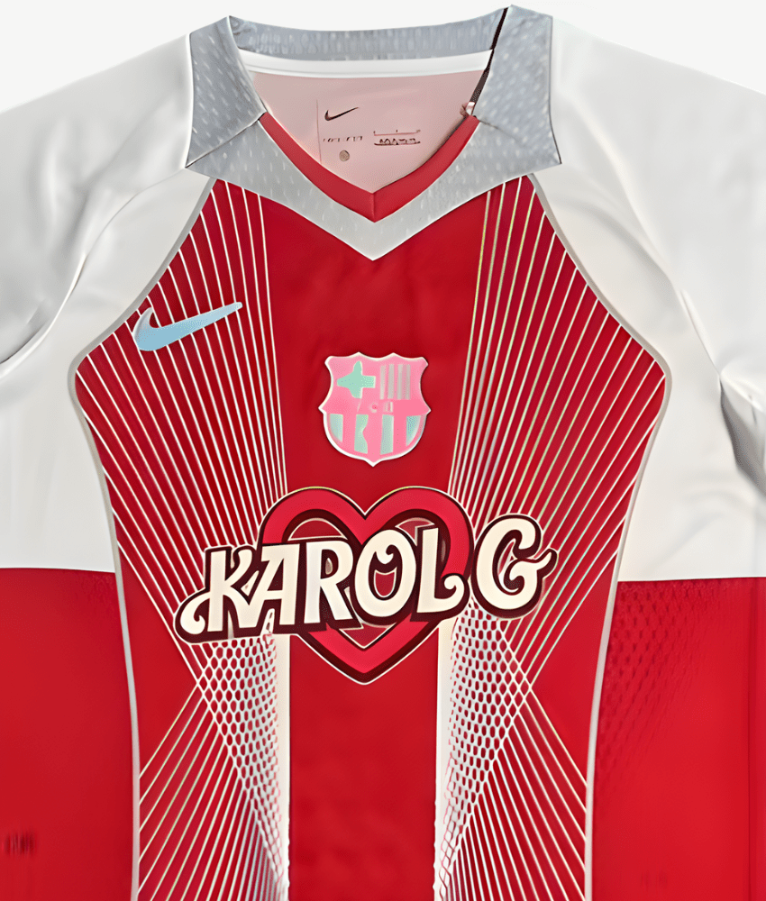 Barcelona 2025/26 'Karol G' Special Edition (Red) Jersey – Fan Version