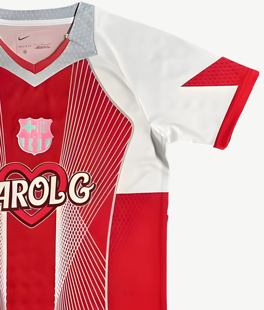 Barcelona 2025/26 'Karol G' Special Edition (Red) Jersey – Fan Version